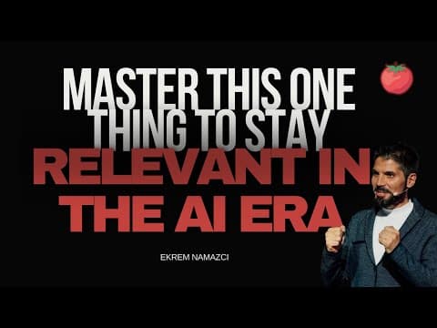 Forget Degrees, Acquire Skills | Ekrem Namazci